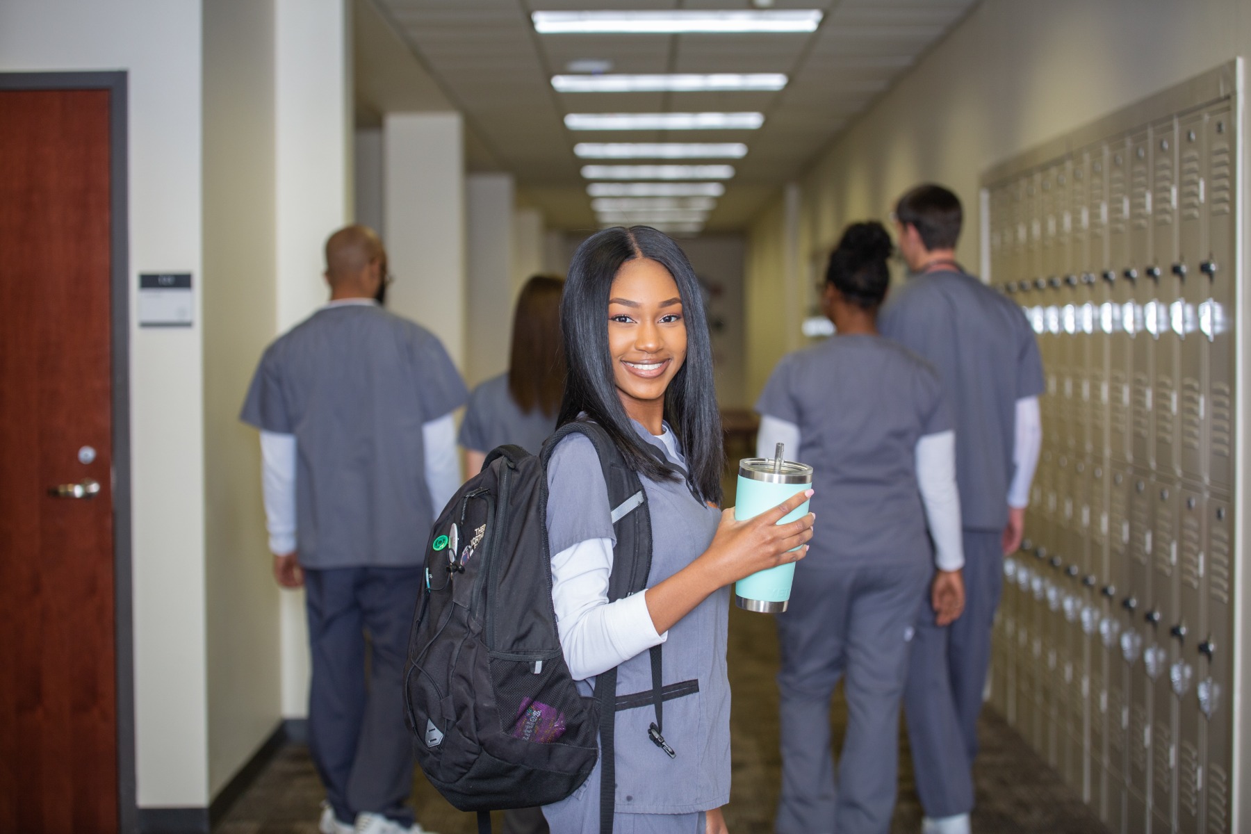 Nursing Student in Hall